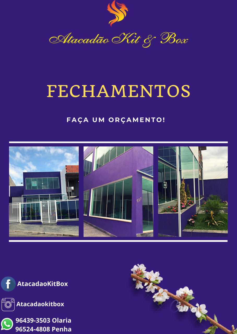 Fechamentos em Vidro - Atacadão Kit e Box