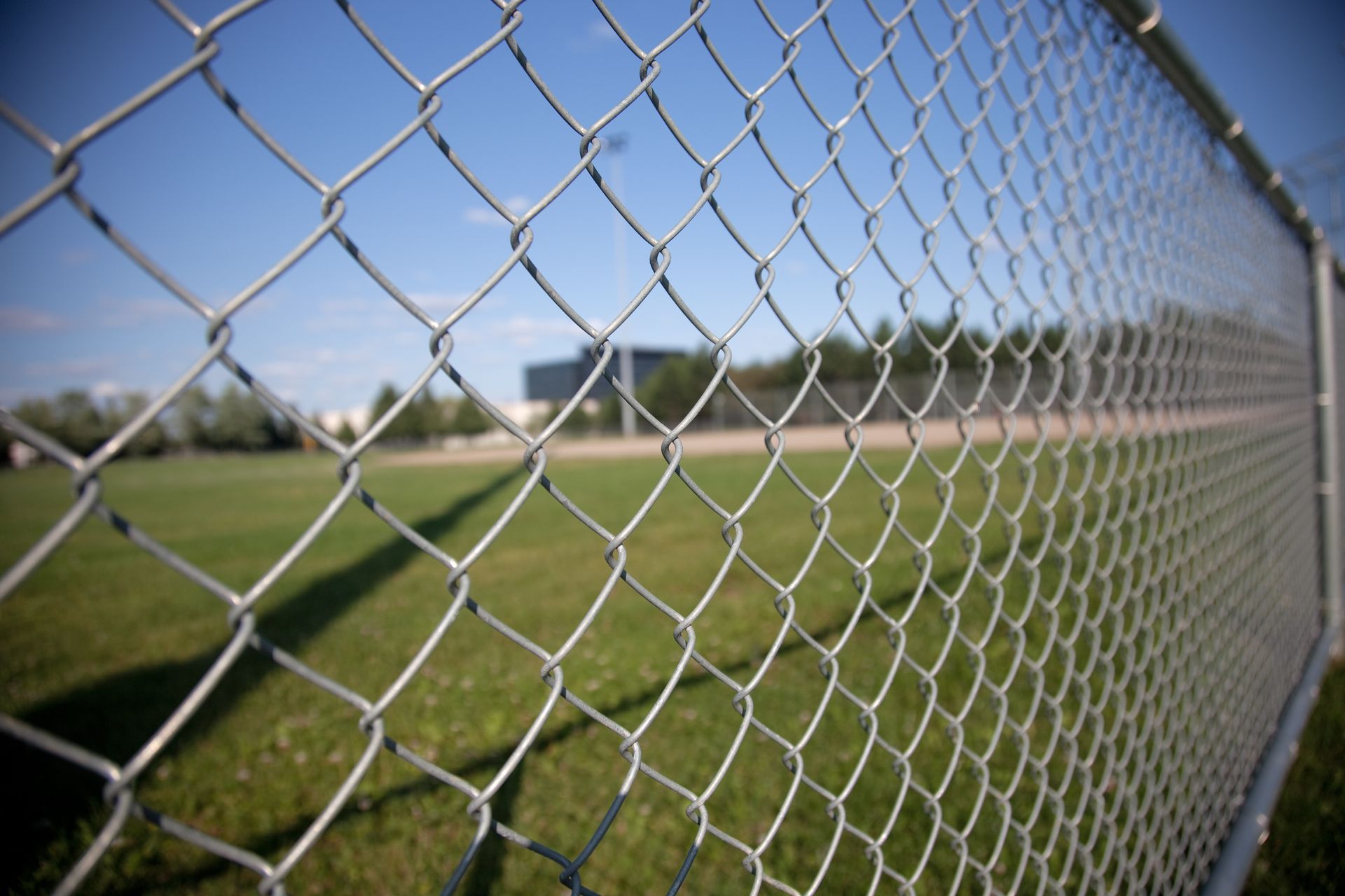 Large Field With Chain Link Fence — Dayton, OH — B & B Fence & Decks LLC