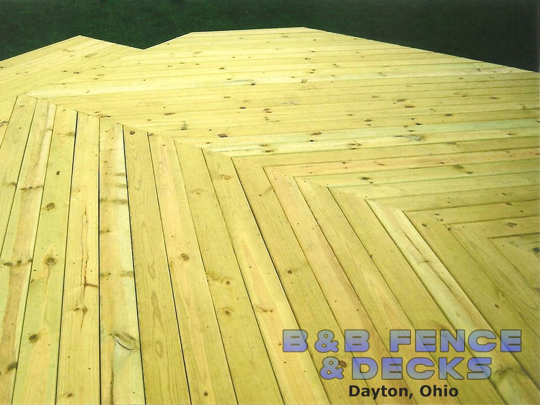 Wide Deck — Dayton, OH — B & B Fence & Decks LLC