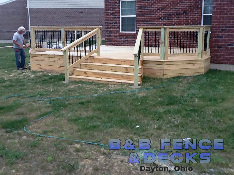 Wooden Deck — Dayton, OH — B & B Fence & Decks LLC