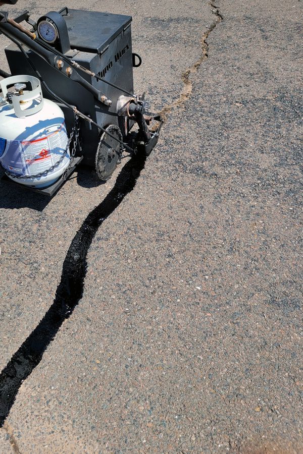 Crack Filling Method — Midwest City, OK — MPSC