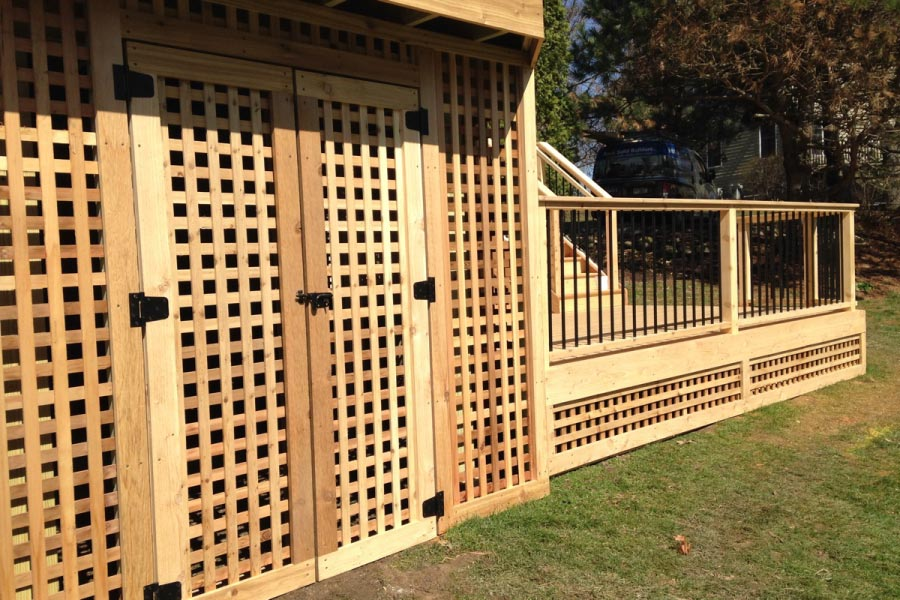 Storage Space under deck in Fredericksburg VA