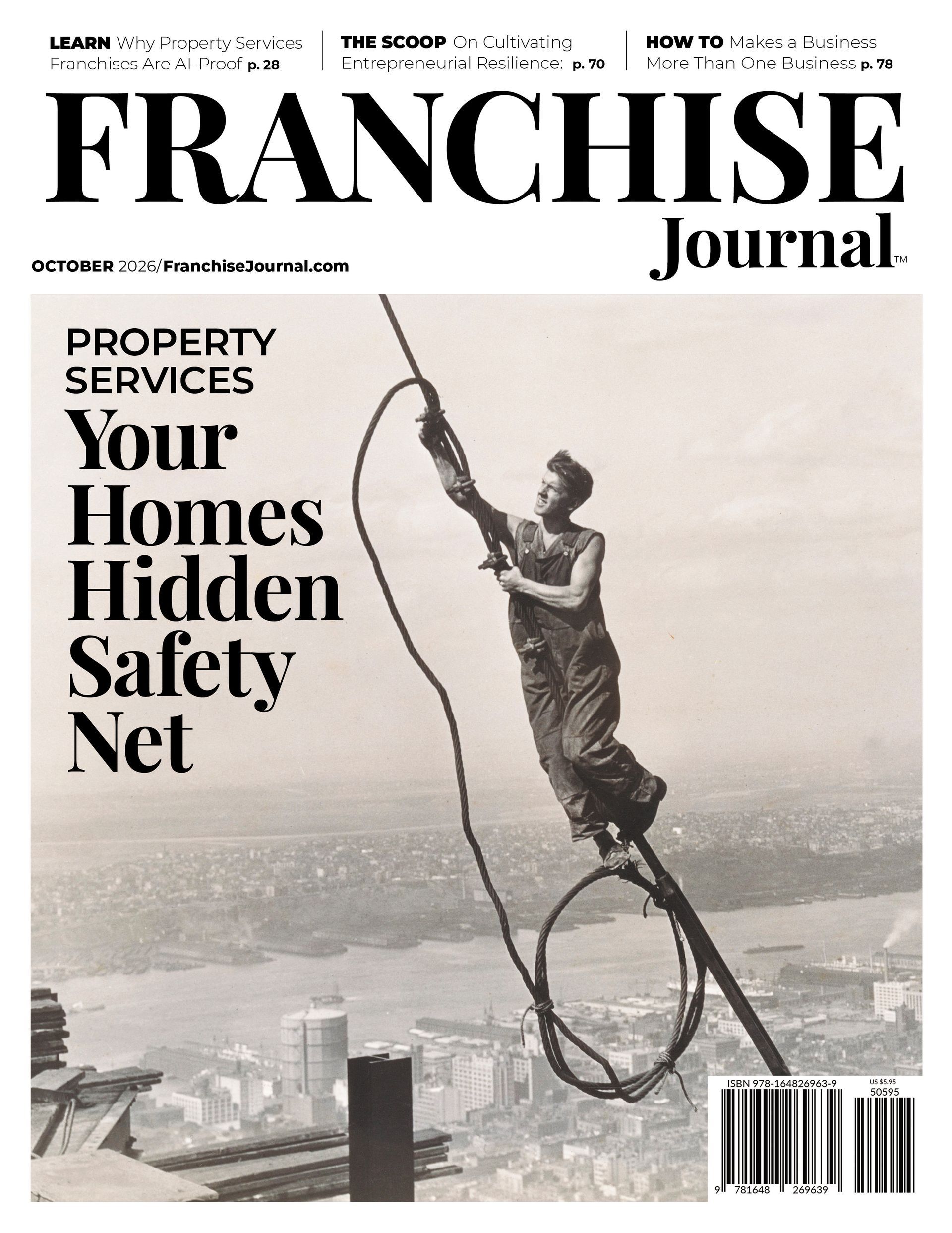 The cover of the franchise journal is a year of options and opportunity.