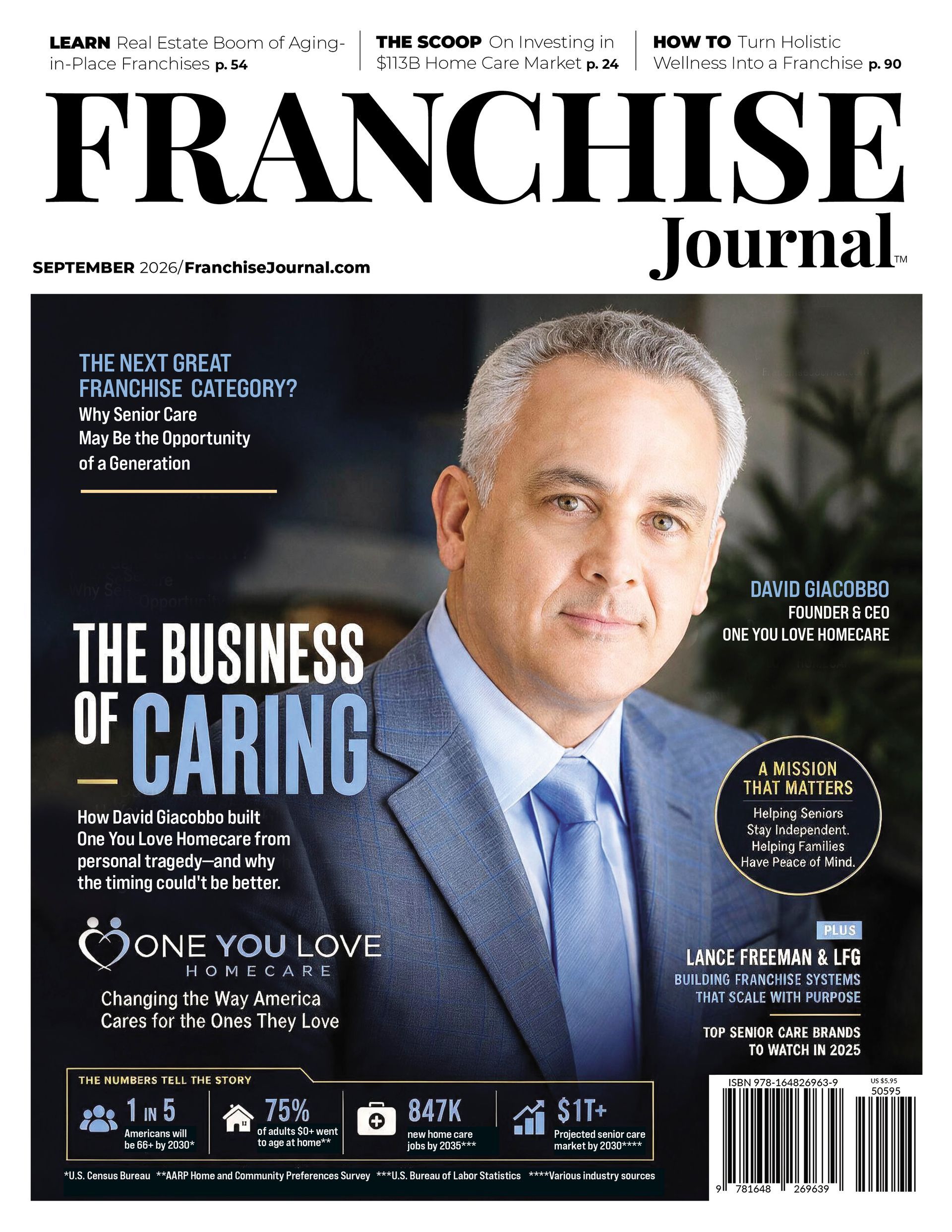 The cover of the franchise journal is a year of options and opportunity.