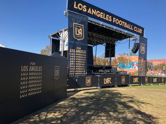 Stage and Sound Installation — Riverside, CA — Big Ear Audio