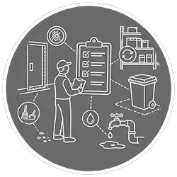 icon representing pest problem prevention