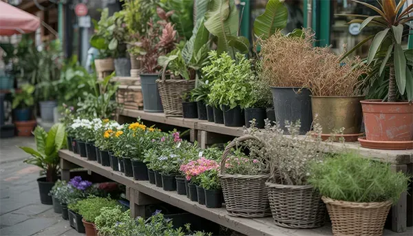 Landscape Yard potted plant displays