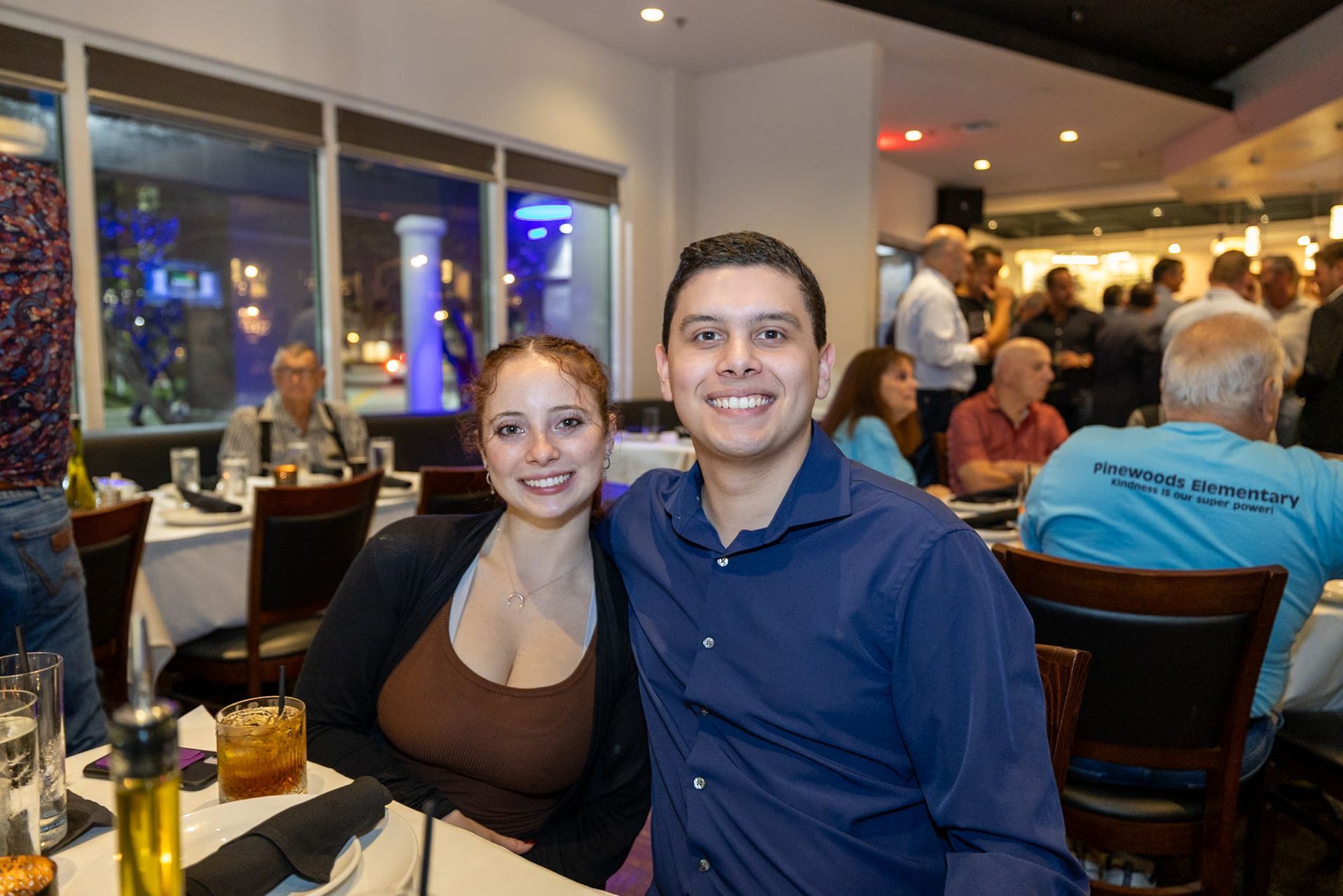 Engagement celebration with family, authentic Italian food, and fine wine in Weston