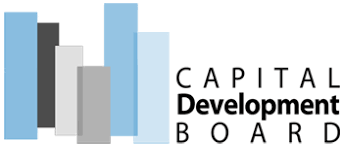 The logo for the capital development board