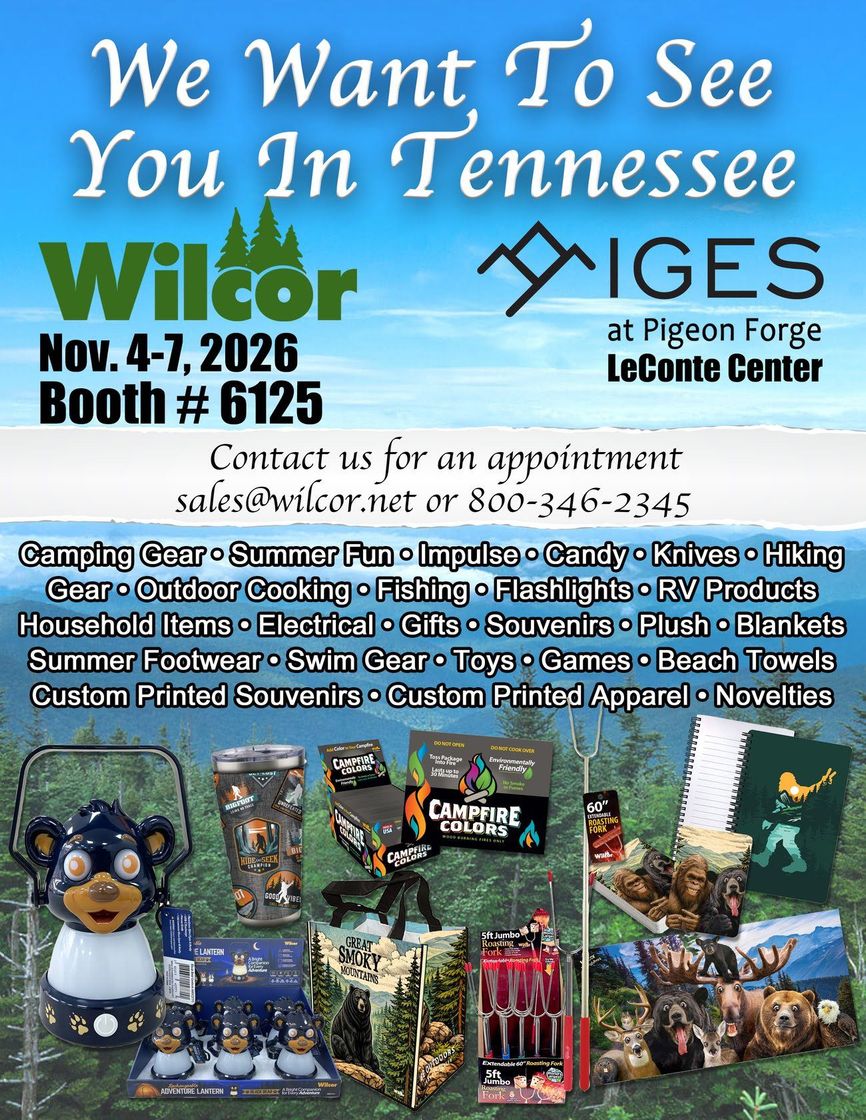 WIlcor Trade Show November 4 thru 7 at LeConte Center