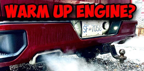 How long to warm up your engine on a cold start.