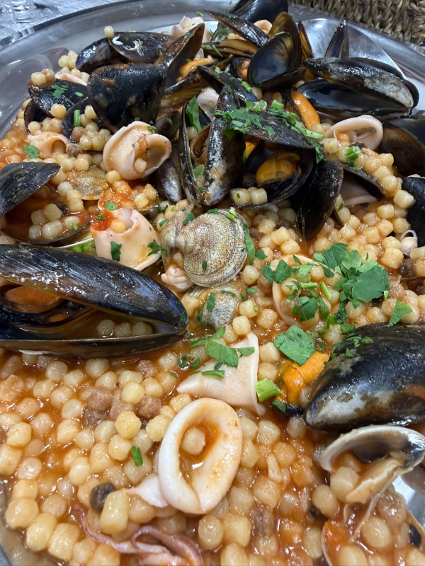 Fregola sarda con frutti di mare