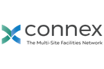Connex logo with blue-green crossed shape and the tagline “The Multi-Site Facilities Network”