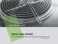 White paper cover with HVAC fan image and “Next-Gen HVAC” title, Impact Energy logo at bottom