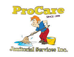 A logo for ProCare Janitorial Service Inc.