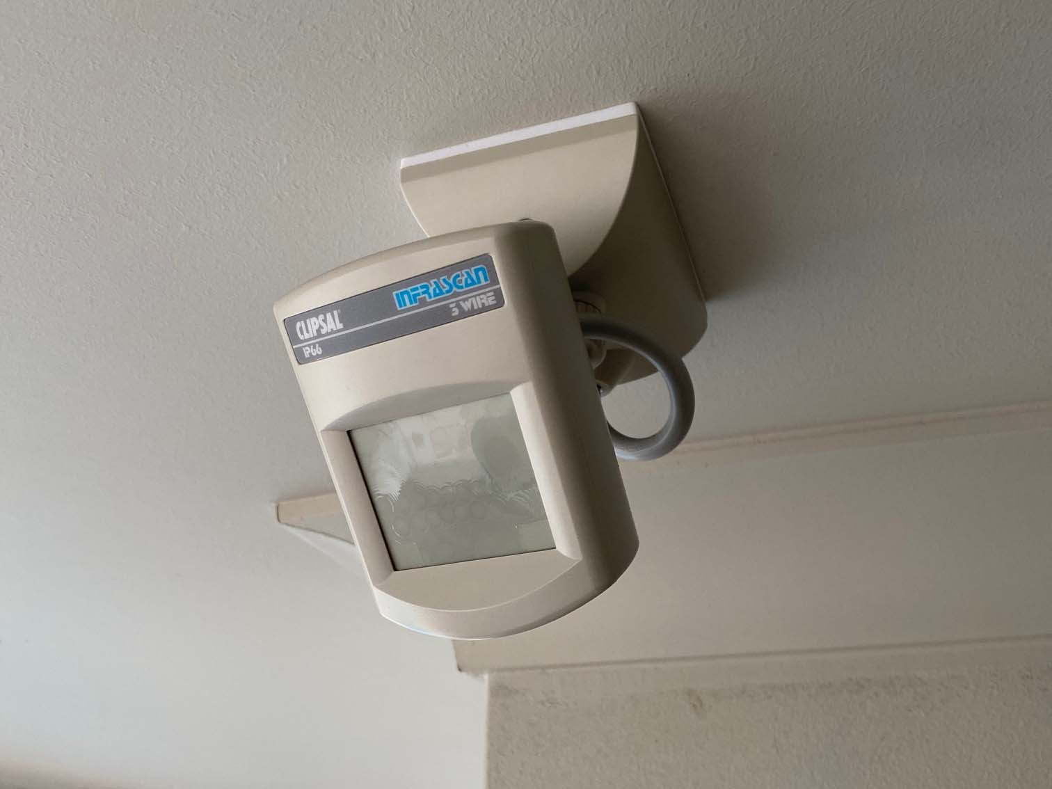 Clipsal Infrascan Motion Sensor Installed By Sunshine Coast Electrician Sparkies Plus