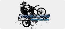 Motorcycle rider in air, logo for 