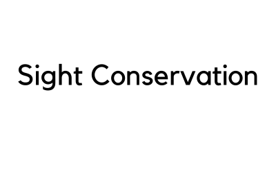 “Sight Conservation” text on a white background