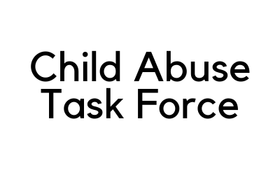 Child Abuse Task Force text in black on a white background