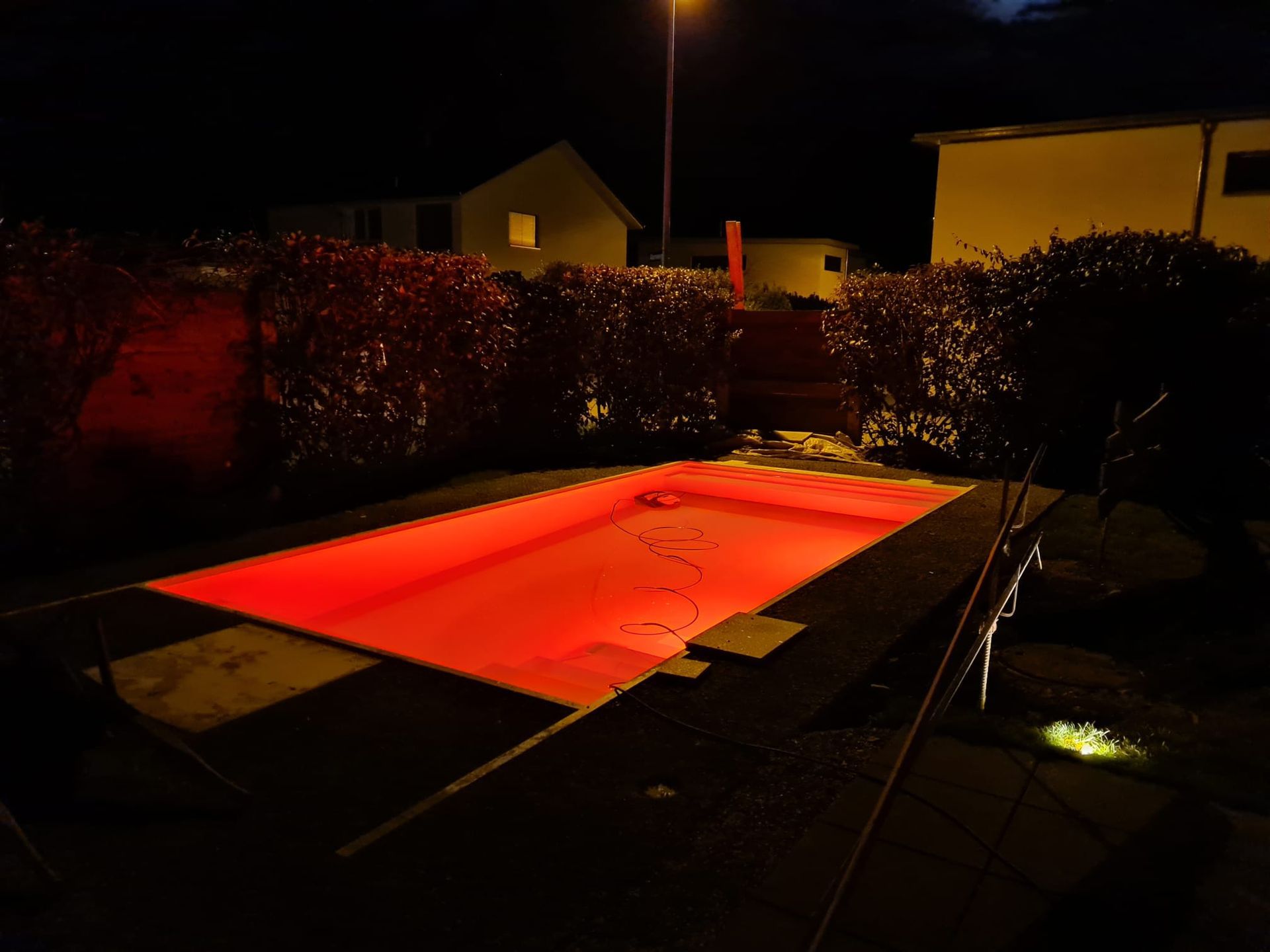 LED verlichting zwembad 