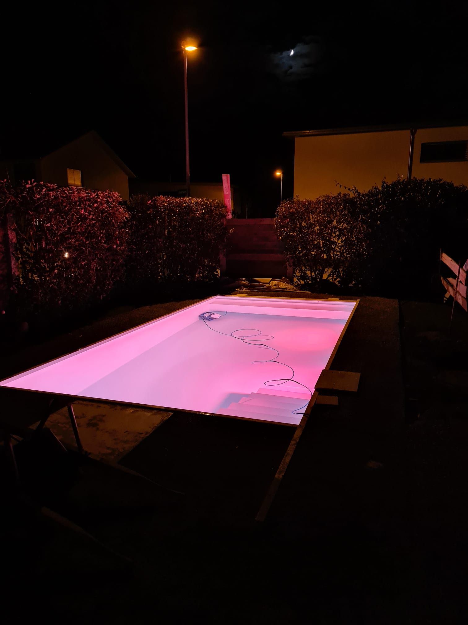 LED verlichting zwembad 