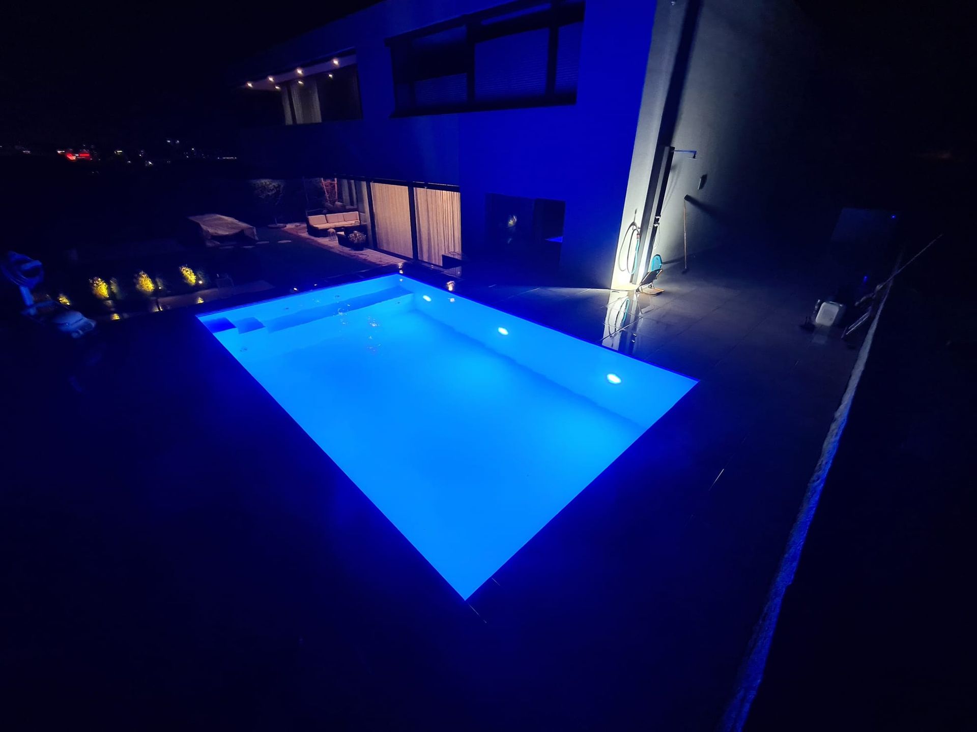 LED verlichting zwembad 