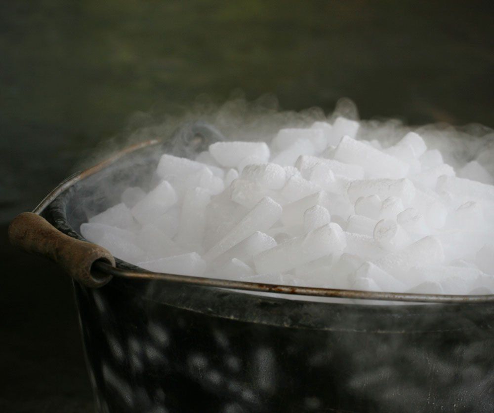 Dry Ice In Large Bucket — Bridgewater Township, NJ — Dry Ice Depot