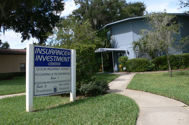 Olson Insurance Office And Signage — Umatilla, FL — Olson Insurance