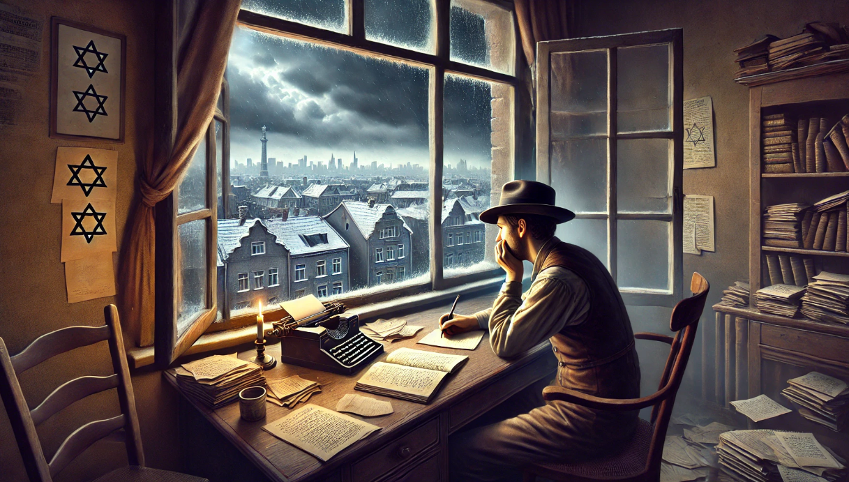 AI illustration from the Arieh Diaries project