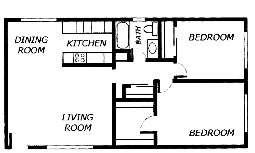 2 Bed | 1 Bath