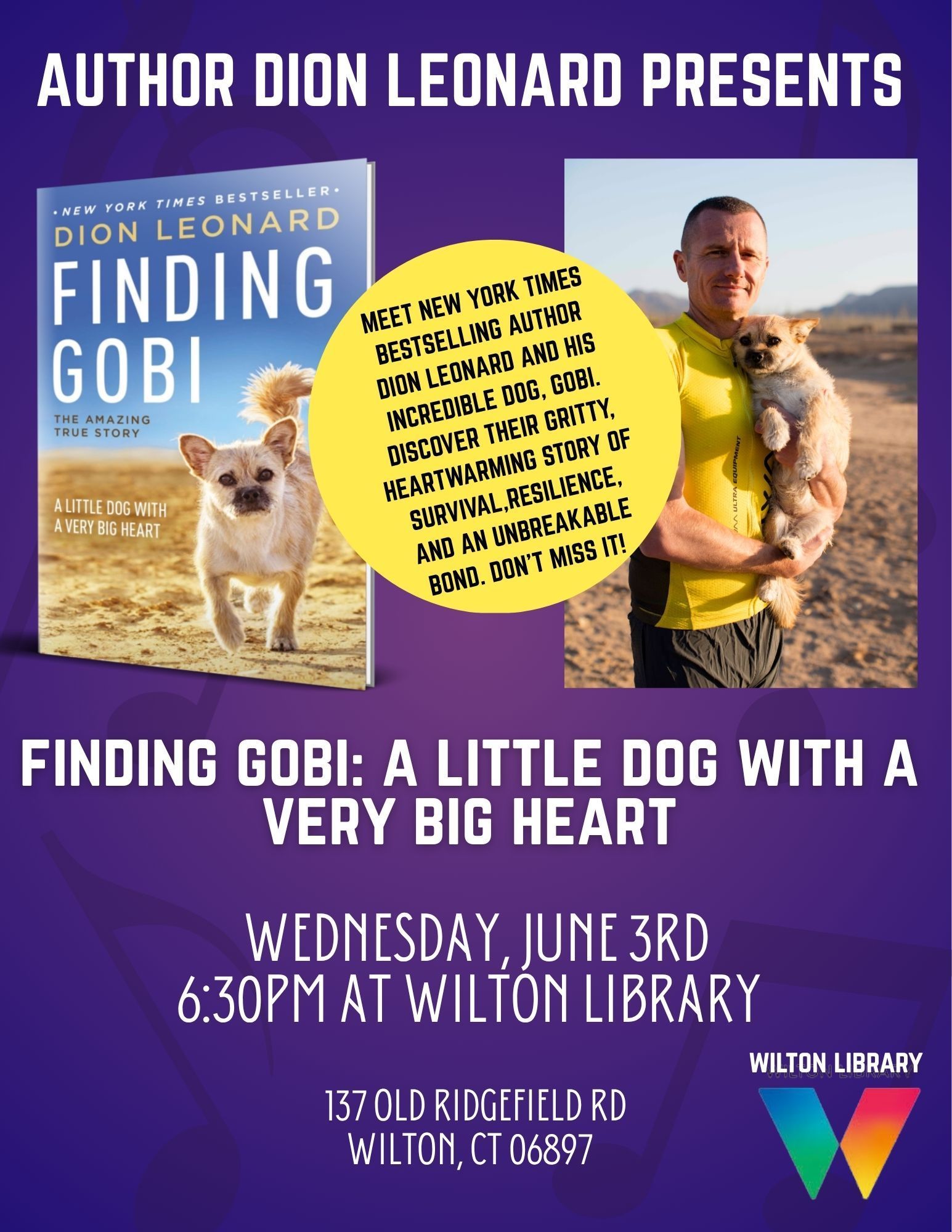 Dion Leonard, Finding Gobi, Gobi the Dog, New York Times Bestseller, Author, Speaking Event Dion Leonard, Finding Gobi, Gobi the Dog, New York Times Bestseller, Author, Speaking Event