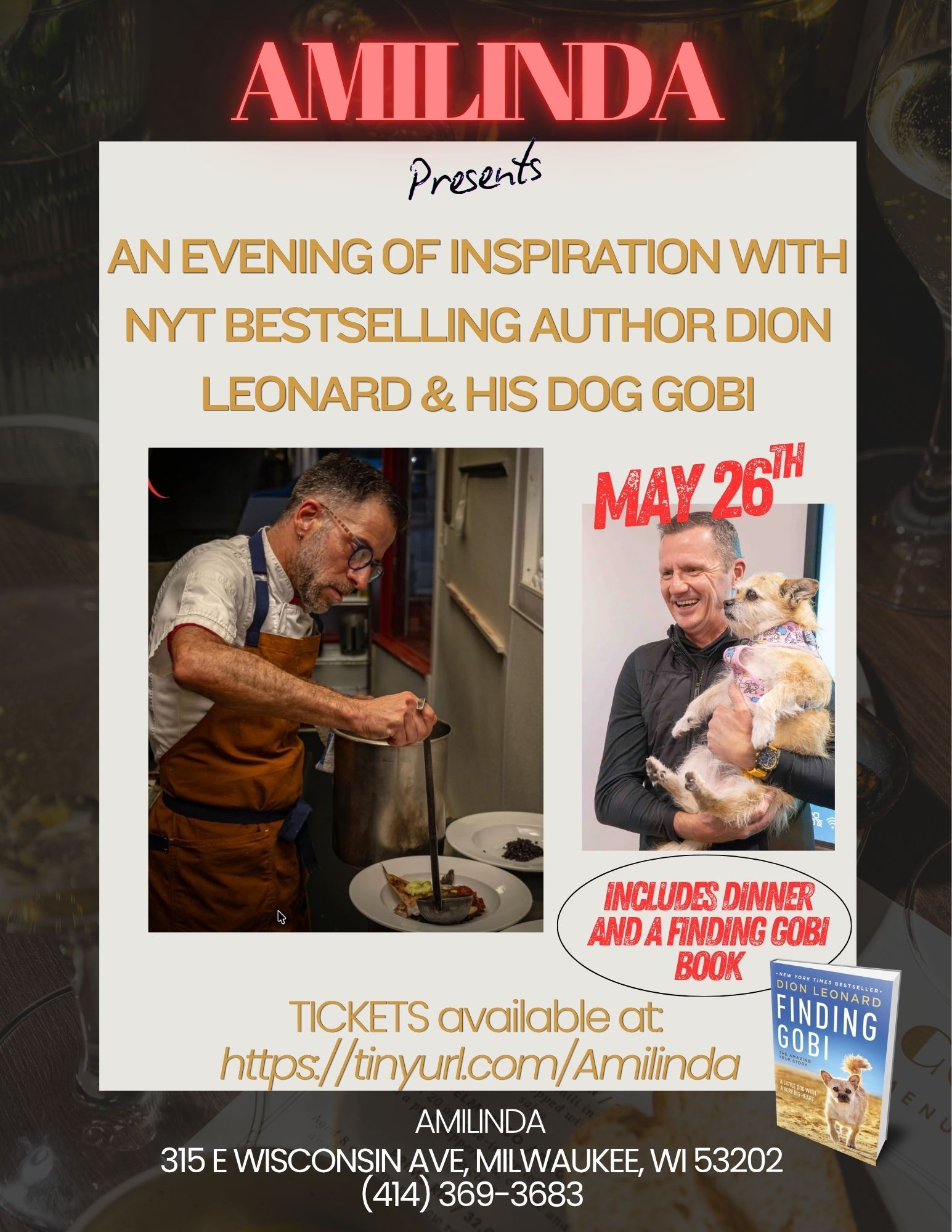 Dion Leonard, Finding Gobi, Gobi the Dog, New York Times Bestseller, Author, Speaking Event Dion Leonard, Finding Gobi, Gobi the Dog, New York Times Bestseller, Author, Speaking Event