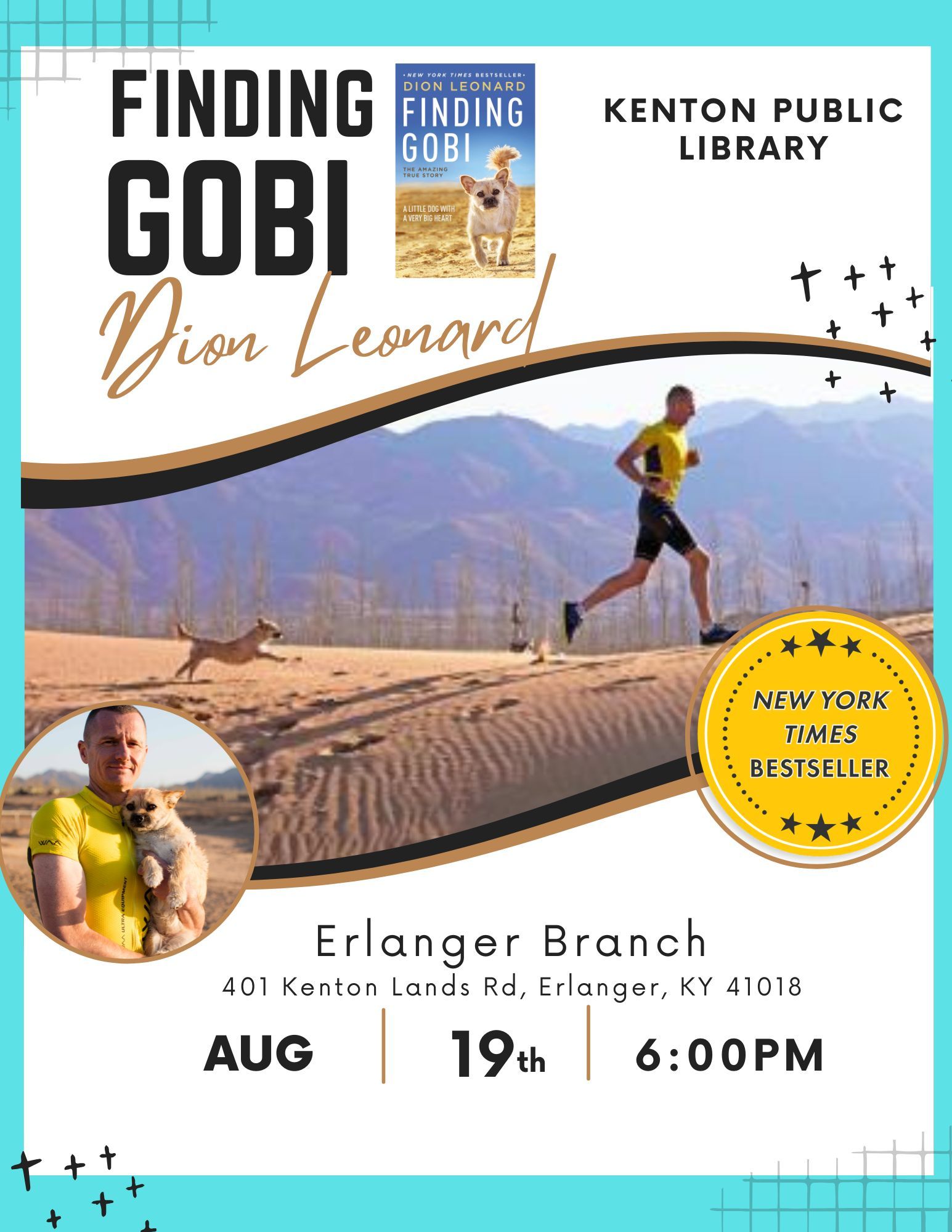 Dion Leonard, Finding Gobi, Gobi the Dog, New York Times Bestseller, Author, Speaking Event Dion Leonard, Finding Gobi, Gobi the Dog, New York Times Bestseller, Author, Speaking Event