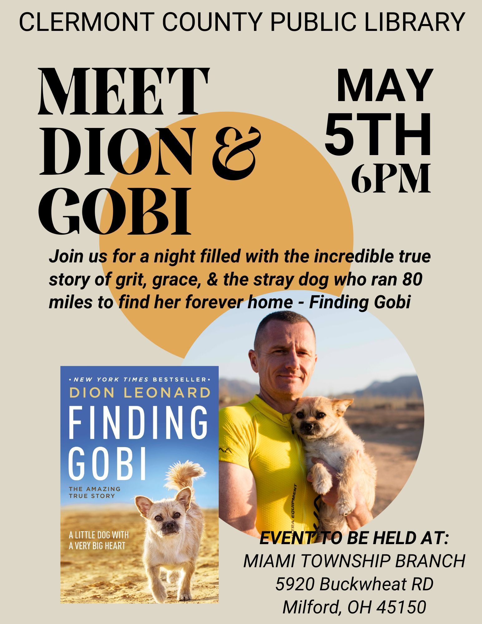 Dion Leonard, Finding Gobi, Gobi the Dog, New York Times Bestseller, Author, Speaking Event Dion Leonard, Finding Gobi, Gobi the Dog, New York Times Bestseller, Author, Speaking Event