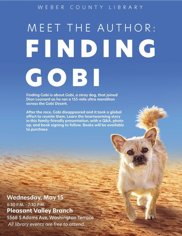 Dion Gobi, Finding Gobi, Author Event, New York Times Bestseller
