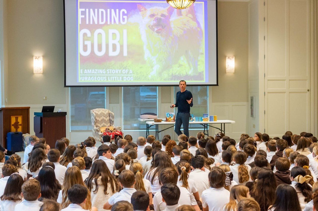 Author Visit, Author School Visit, School Author Visit, Dion Leonard, Finding Gobi