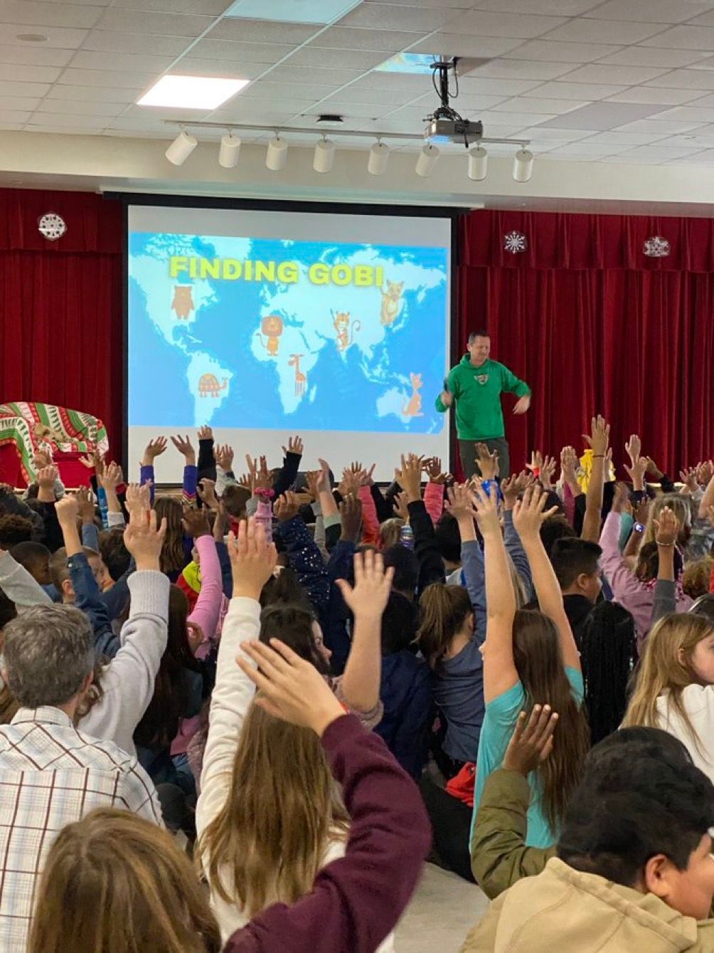 Dion Leonard, School Author Visit, Finding Gobi, Gobi the Dog