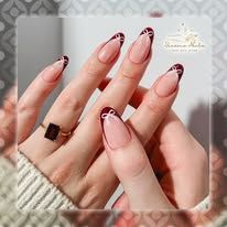 Serene salon interior with manicure stations