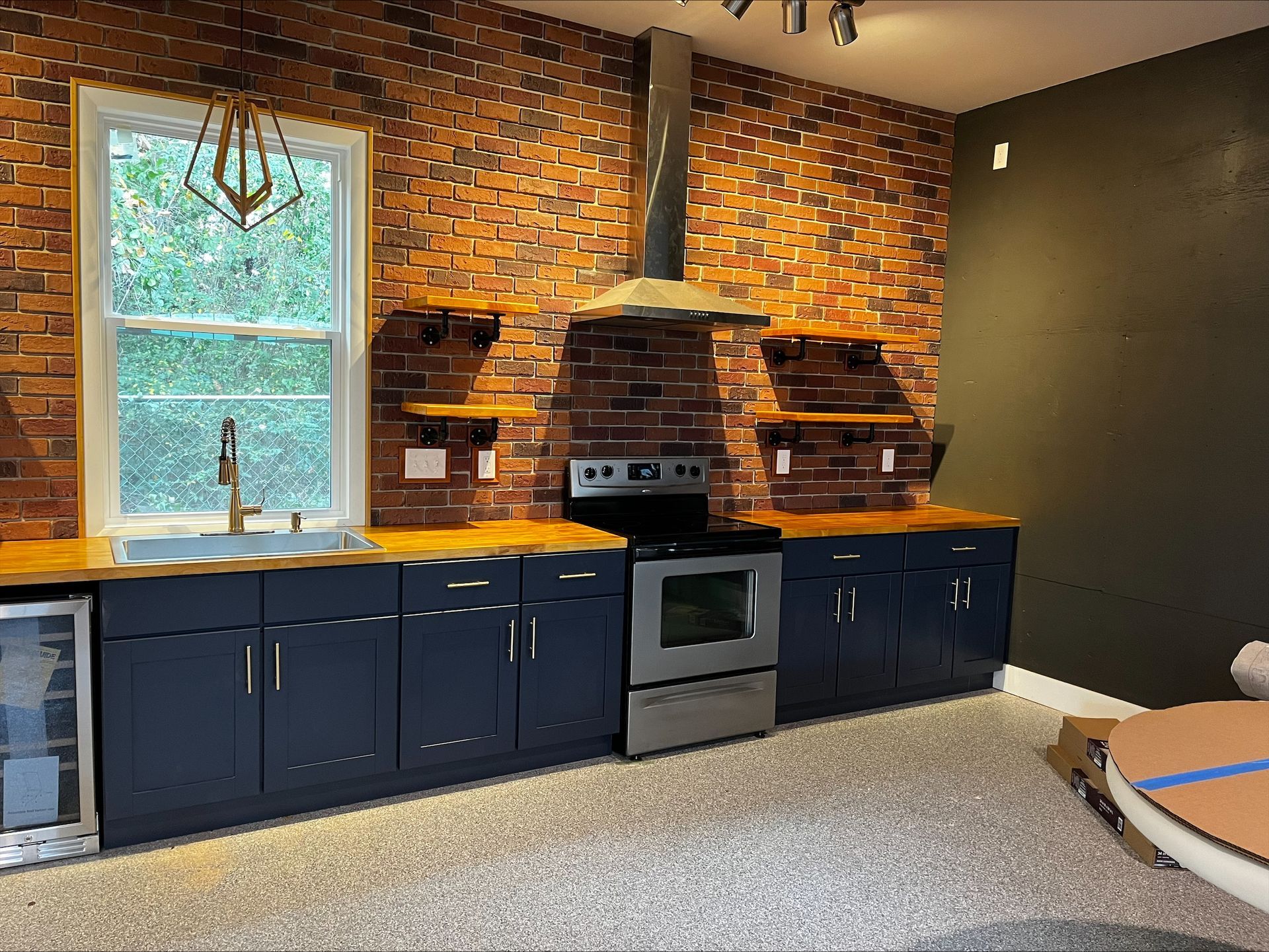 Kitchen in Detached Garage 