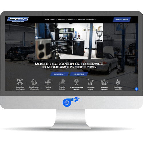 A computer is open to a website for boulder 's choice for car care.