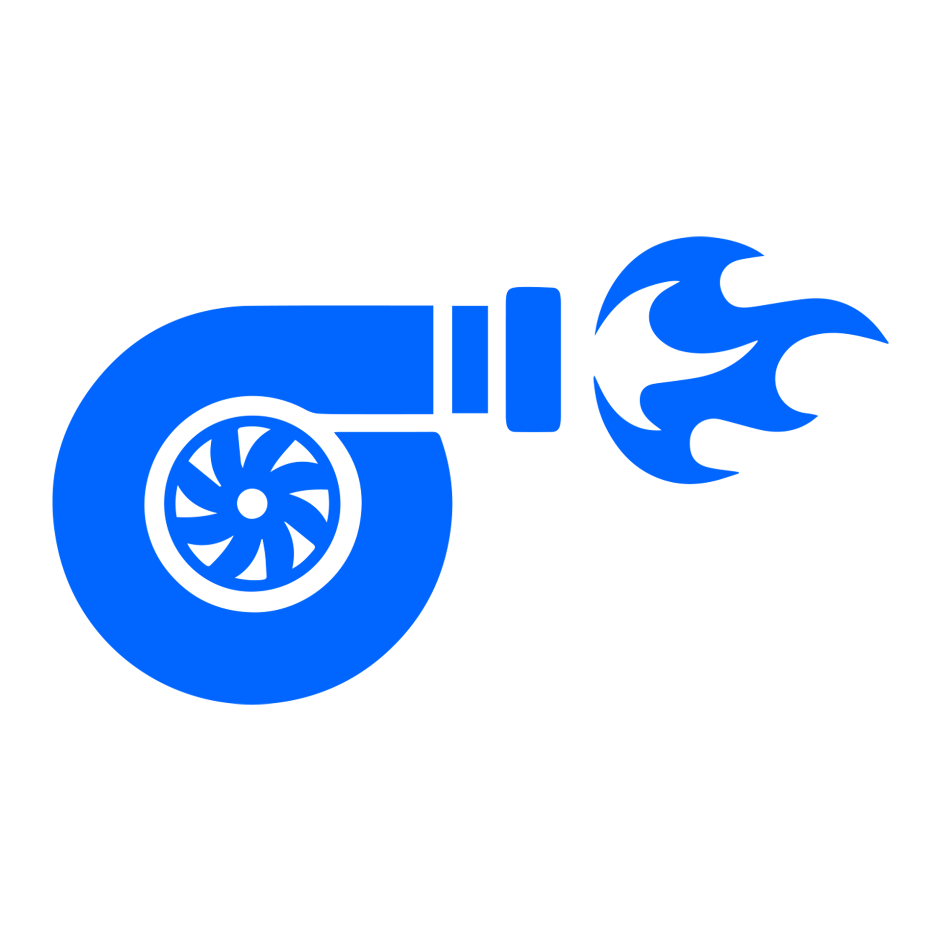 AutoBoost Blue Turbo Logo