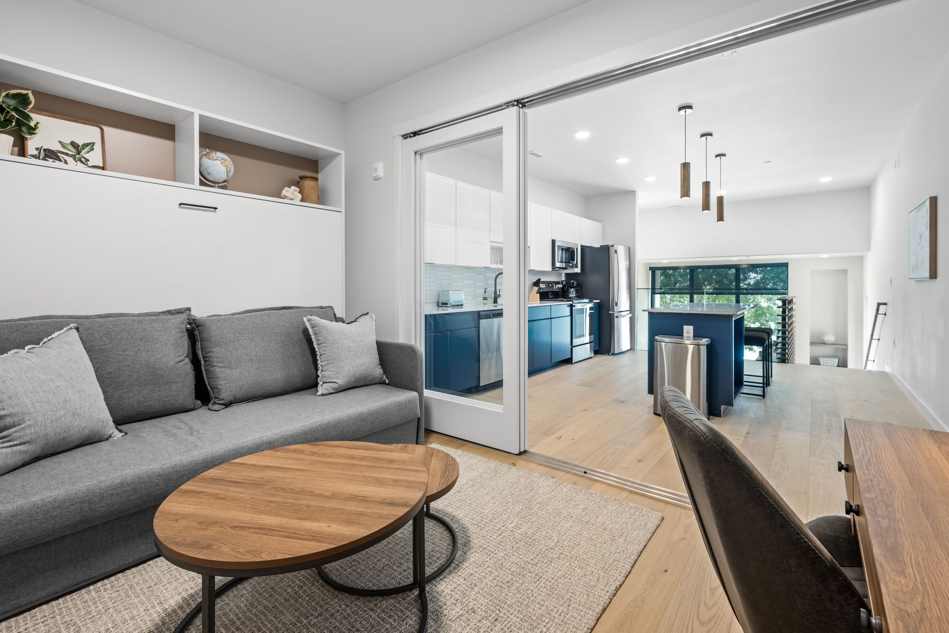 Luxury apartment living room in Oshkosh