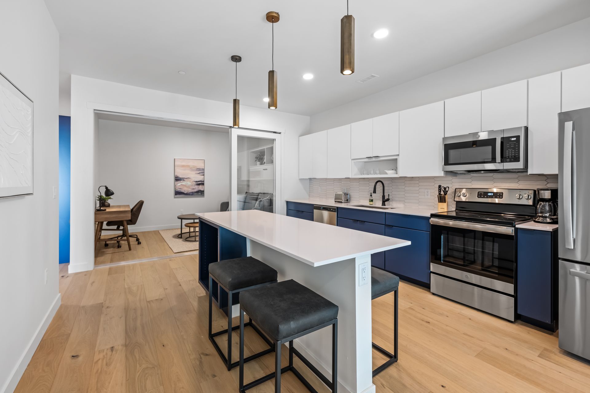 Modern apartment kitchen in Oshkosh Wisconsin