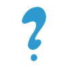Whats The Point Logo Blue question mark icon on a white background