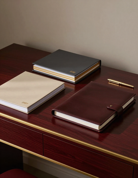 Organized private study desk