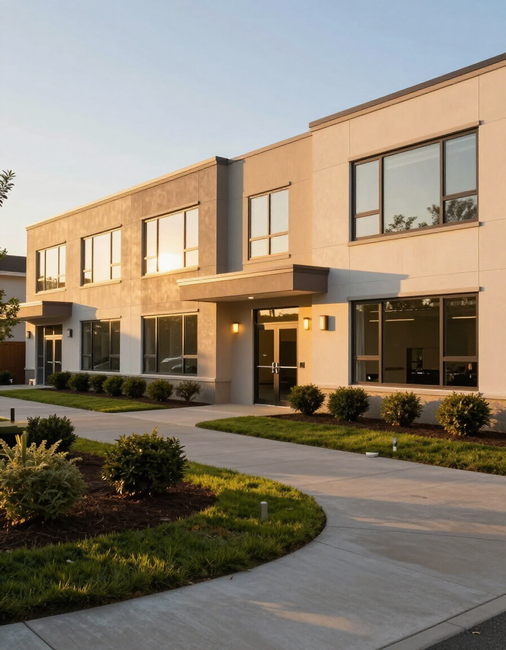 Commercial property exterior