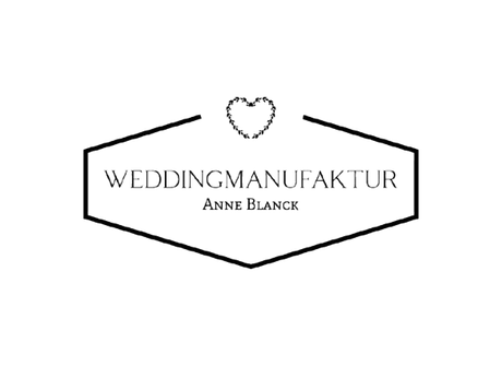 Das Logo der Hochzeitsmanufaktur Anne Blanck hat ein Herz.