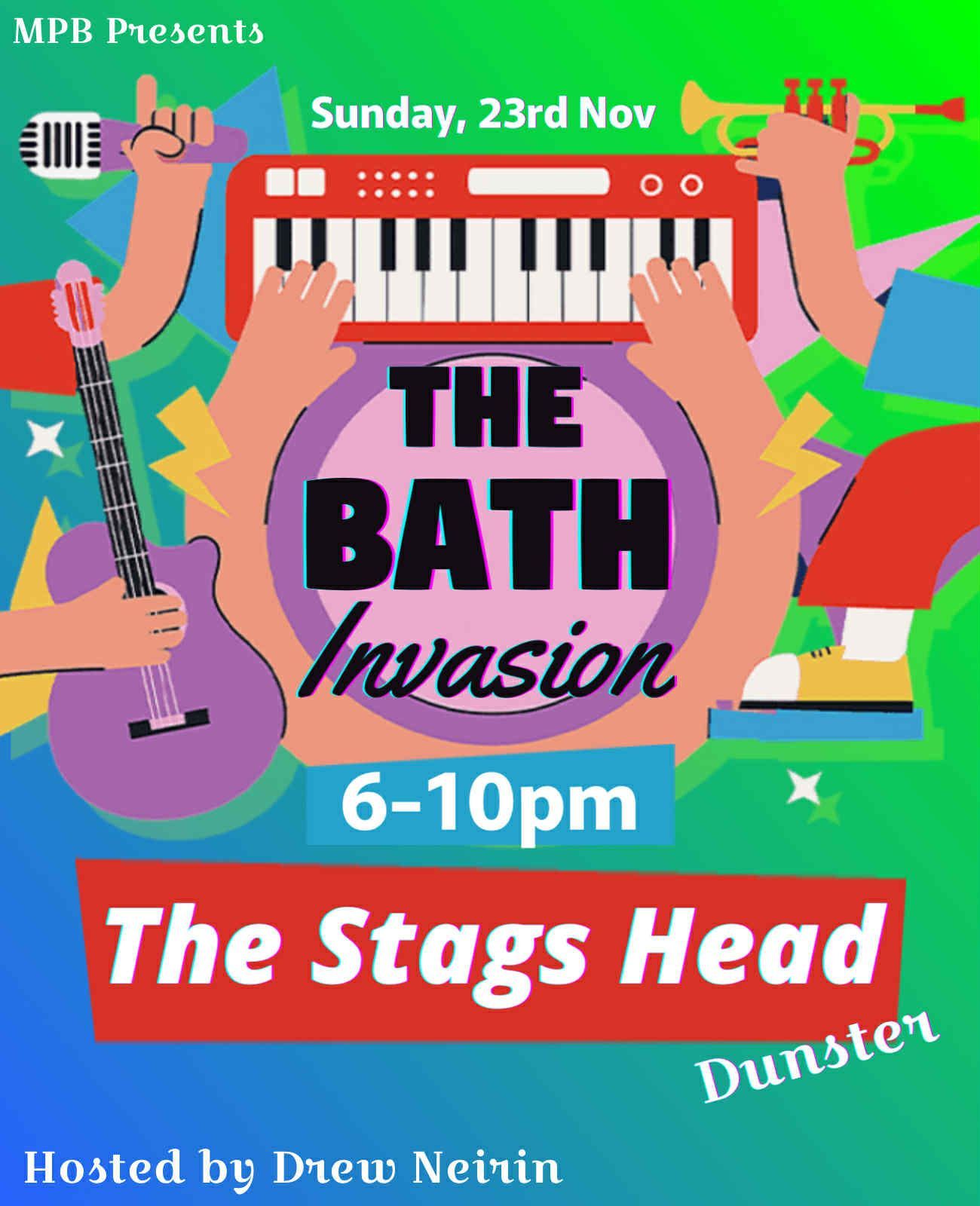 The Bath Invasion - Sunday 23rd November 18:00 - 22:00