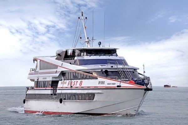 Another Batam Fast Ferry using MAFI engine room ventilation gear.