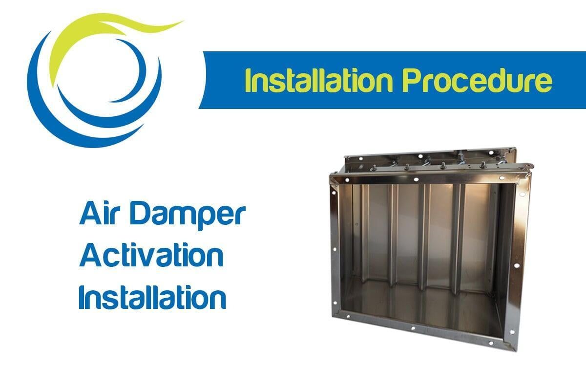 Installation for Air Dampers auto activator